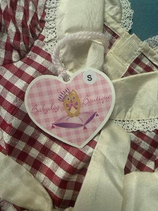 Vestitino cane Babydog boutique a quadri