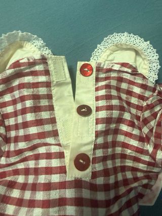 Vestitino cane Babydog boutique a quadri