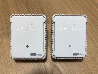 2 Adaptadores Powerline Devolo dLan 500 duo