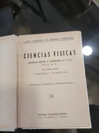 Ciencias físicas