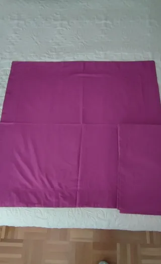 2 Fundas de almohadón color morado