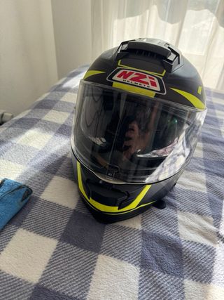 Casco Moto NZ con Chaqueta