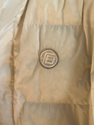 Abrigo FUBU Plumas Blanco Talla L