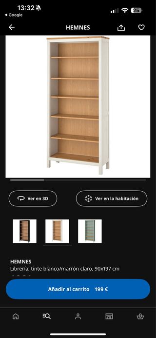 Estantería Ikea Hemnes Madera Marrón