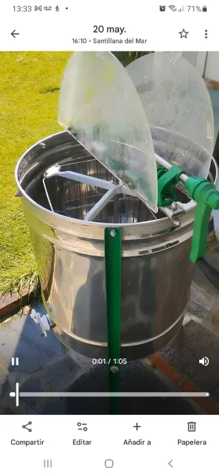 Extractor de miel acero inoxidable