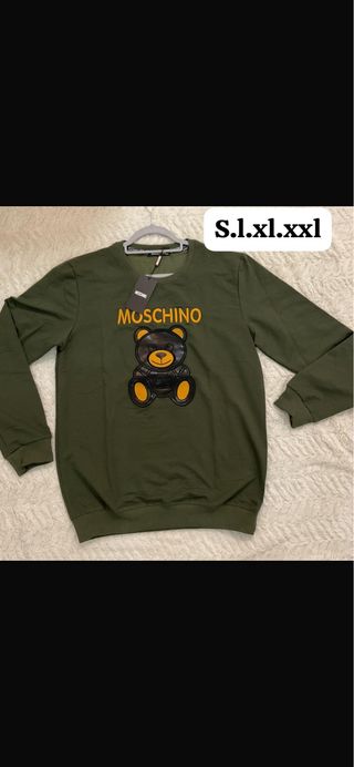 Sudadera Moschino Oso Verde Oliva