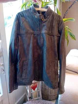 Chaqueta Piel Hombre Massimo Dutti XXL