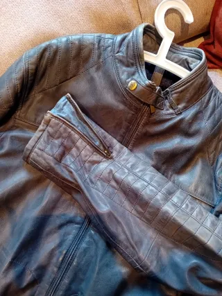 Chaqueta Piel Hombre Massimo Dutti XXL