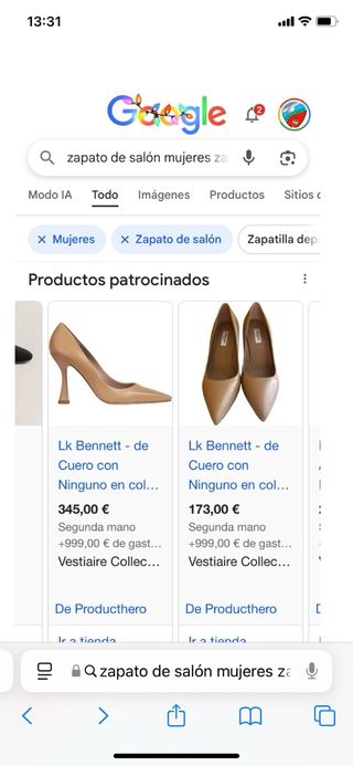 Zapatos de salón L.K. Bennett beige