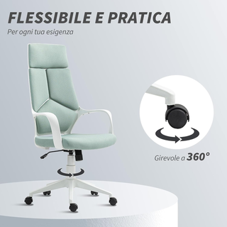 Sedia da Ufficio con Funzione Dondolo, Poltrona Sc