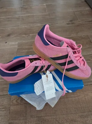 Zapatillas Adidas Gazelle Mujer Rosa/Morado