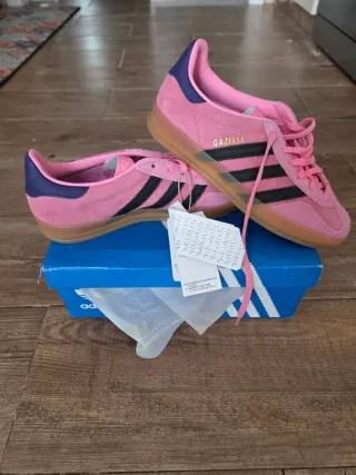 Zapatillas Adidas Gazelle Mujer Rosa/Morado
