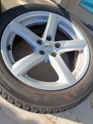 Kit 4 Ruedas Invierno Hankook + Llantas ALUTEC