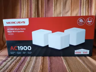 5 Nodos Mercusys AC1900  Mesh Halo H50G Wi-Fi home