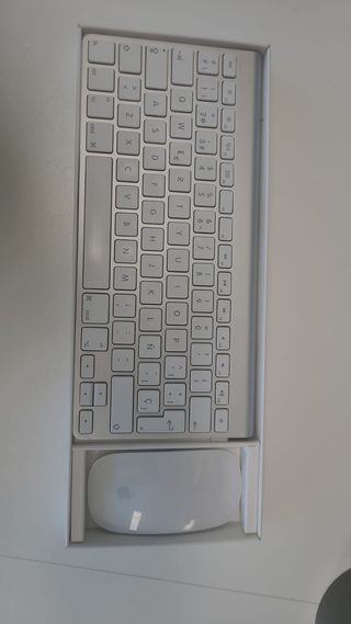 Teclado Apple Plata/Blanco