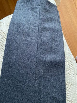 Pantalón de traje Uterqüe gris
