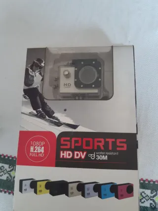 Cámara Deportiva HD 1080P Sumergible 30M