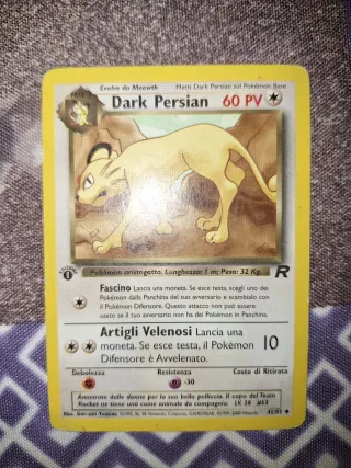 Dark Persian 1 Ed. Team Rocket 42/82