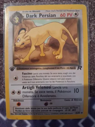 Dark Persian 1 Ed. Team Rocket 42/82