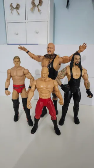 Figuras WWE Colección Undertaker,Cris Jericó