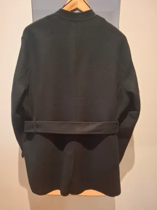 Abrigo Mango Negro Handmade