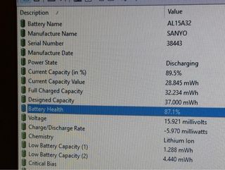 Portátil Acer Aspire E5-573 - Win 11 - 8GB - 1TB