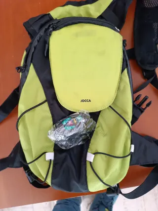 Mochila luces LED bici/patinete