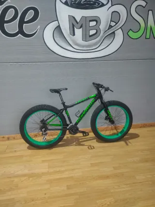 Fatbike Megamo Tank Negra y Verde