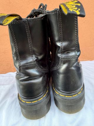 DR MARTENS JADON botas negras 8 ojales número 39