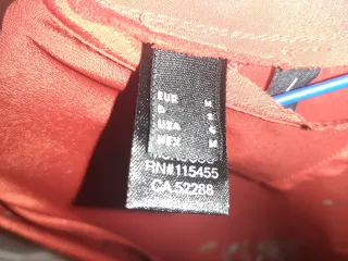 Vestido Mango estampado naranja