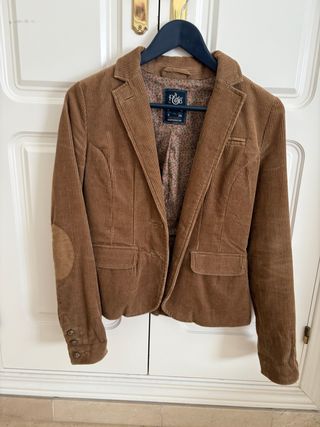 Chaqueta pana marrón Talla S