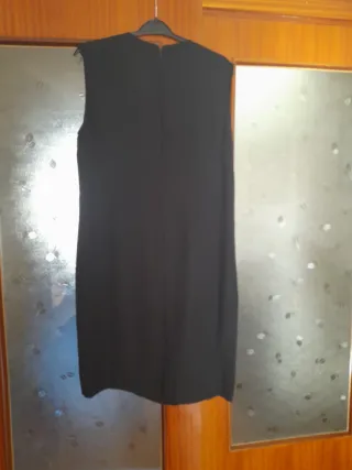 Vestido elegante mujer con chaqueta