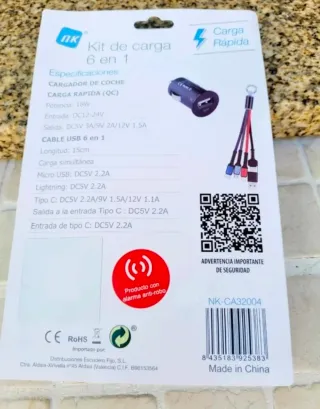 Cargador móvil Precintado 2 modelos