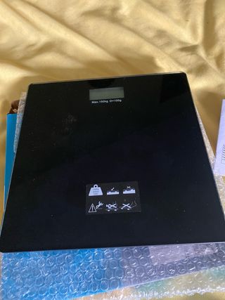 Báscula Digital La Bolata Baño Cristal