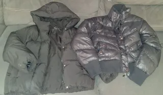 2 Abrigos Niña Negro para niñas de 12 y 14