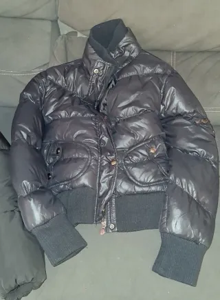 2 Abrigos Niña Negro para niñas de 12 y 14