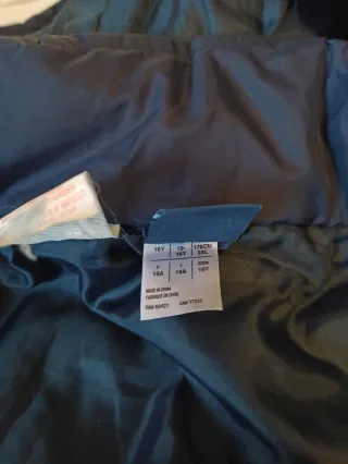 Anorak Reebok niño azul