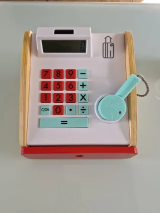 Caja Registradora Juguete Madera