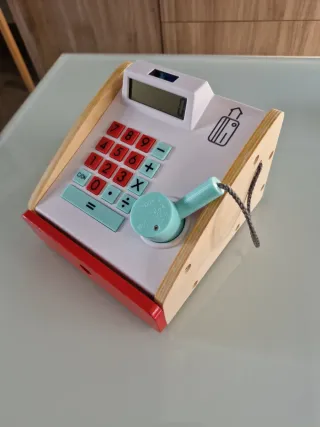 Caja Registradora Juguete Madera