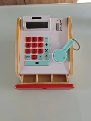 Caja Registradora Juguete Madera