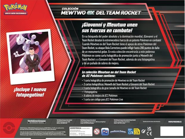 Collezione Pokémon Mewtwo ex del Team Rocket