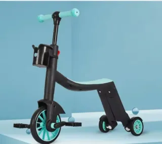 Triciclo 3 en 1 Patinete y Bicicleta Infantil