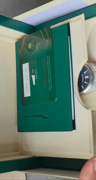 Rolex Oyster Perpetual 41 Azul 124300 Nuevo