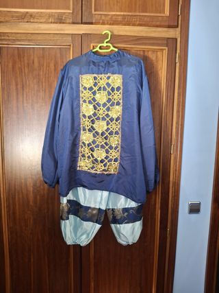 Traje Reyes Magos Luxe Azul y Dorado