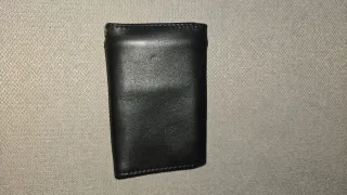 Cartera Harley Davidson Cuero Negro