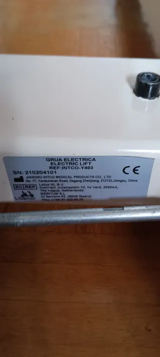 Grúa ortopédica Fortia-Mini discapacidad ancianos