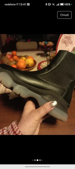 Stivaletti neri Borbonese Tg 39