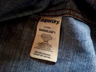 Camisa vaquera Superdry azul