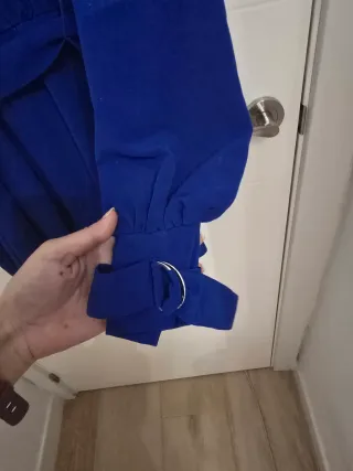 Mono Zara azul manga larga