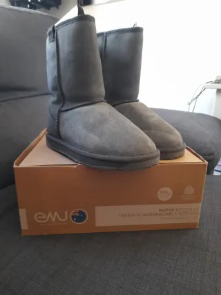 Botas Emu Australia Gris Talla 40